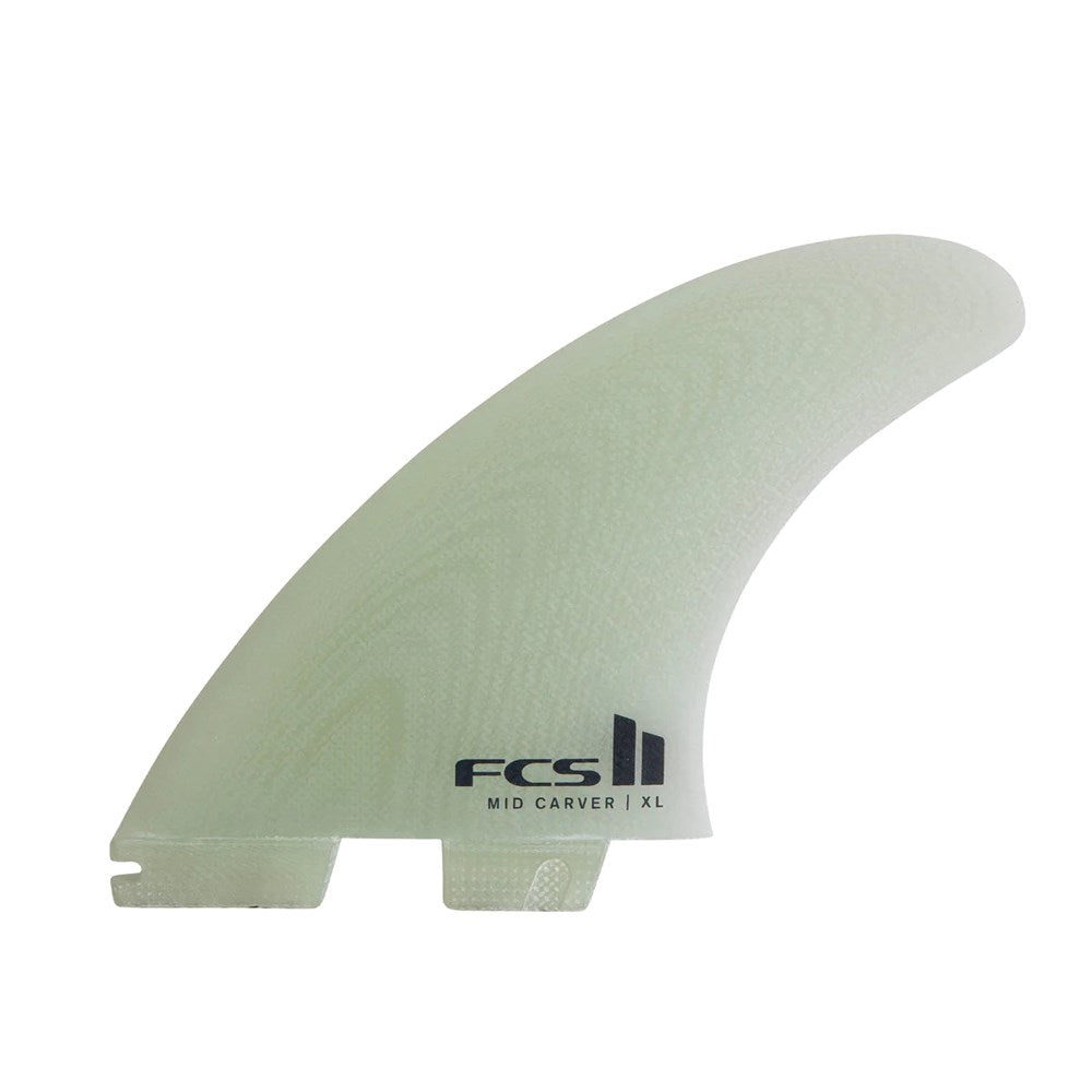 FCS II Fins Mid Carver PG Xlarge Clear